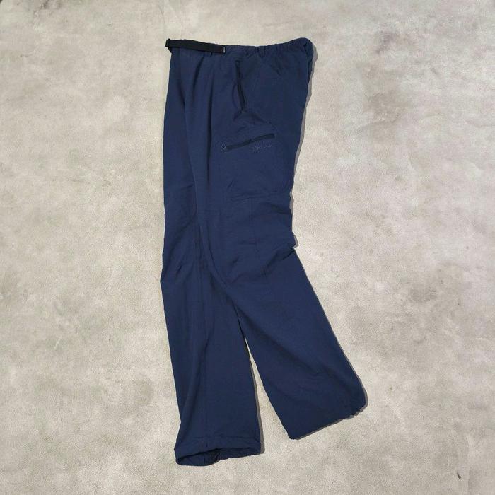 Celana panjang outdoor hiking gunung marmot biru bekas