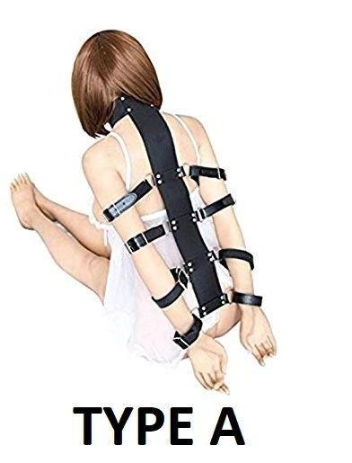 {{New New D008 Bdsm Set Ikat Kaki Dan Tangan Toys Pria Wanita Leater Kulit Premium Borgol Set Ikat L