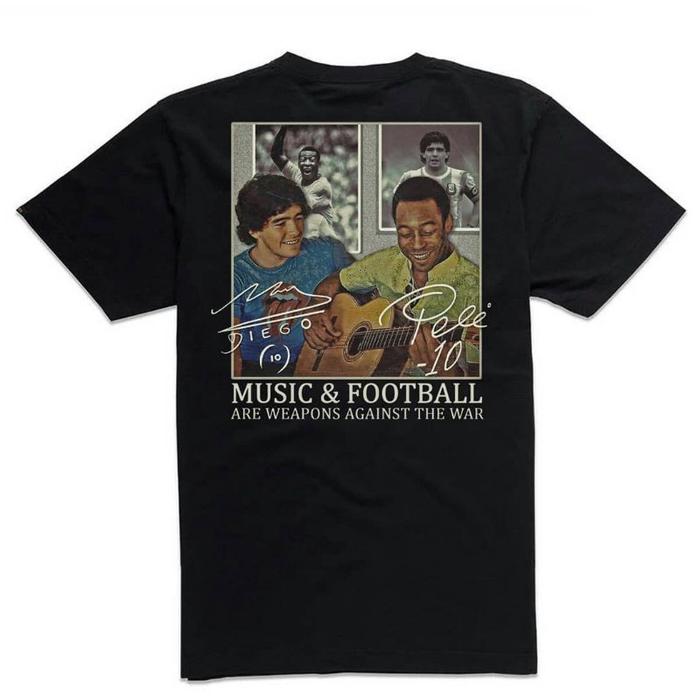Rollingstout Tshirt  -  pele maradona | Streetwear | Kaos Band   | Oversize
