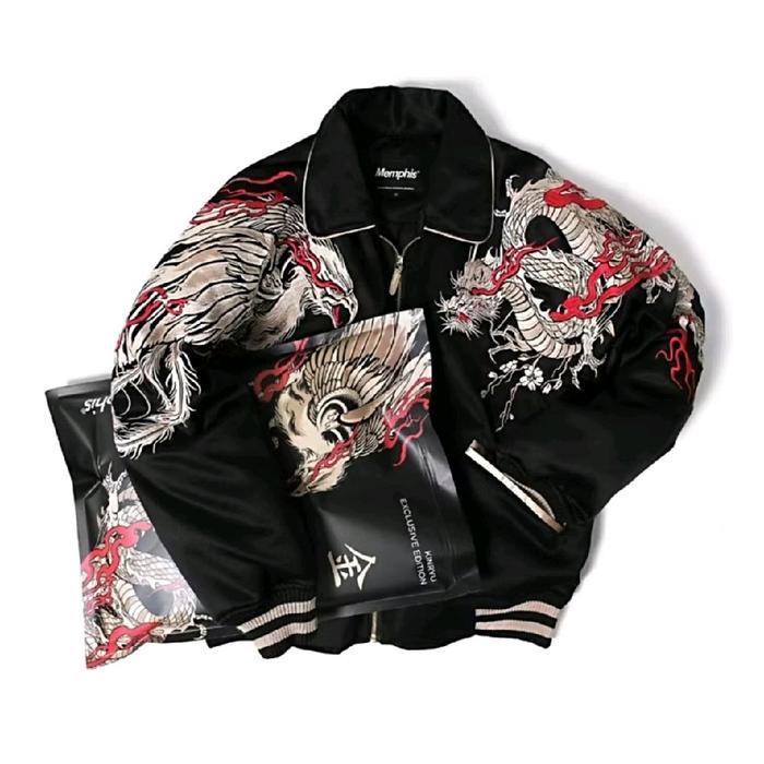 [TERMURAH 100% Original MEMPHISORIGINS] MEMPHISORIGINS SUKAJAN JACKET KINRYU [limited edition] Memph