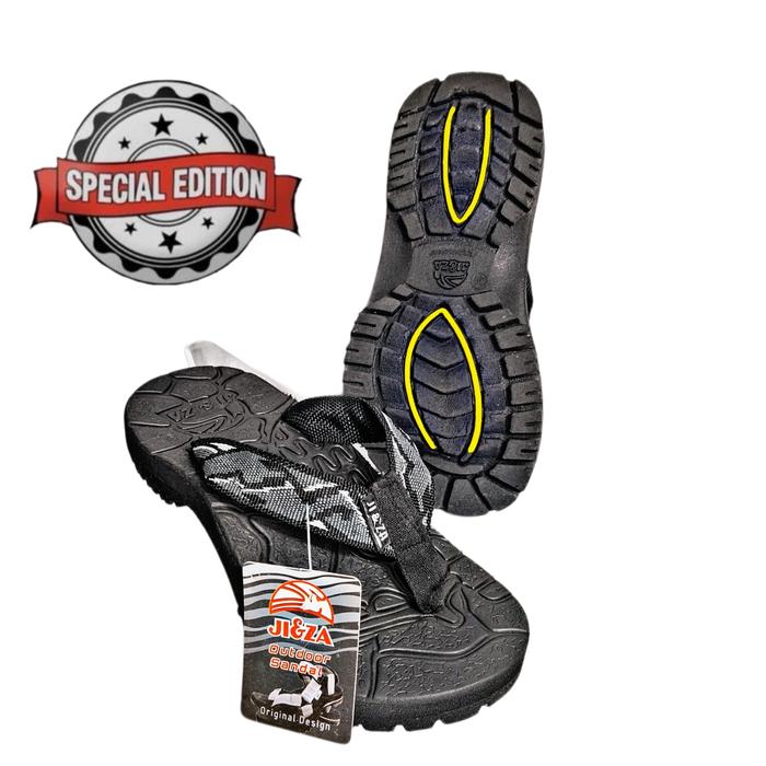 Sandal Jepit Outdoor JI&ZA Unisex – Anti Licin Tebal & Nyaman Daily Activity JI&ZA Sandal Jepit Pria