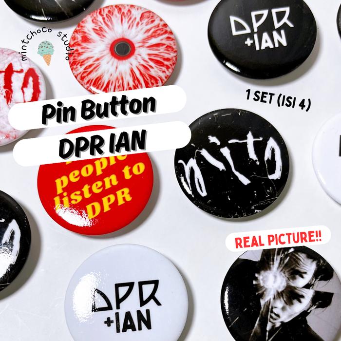 [ISI 4] PIN BUTTON DPR IAN / PIN AKSESORIS TAS KPOP MERCH