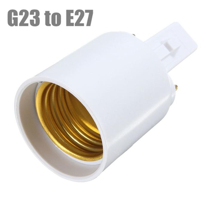 G23 To E27 Base Socket Adapter Holder Converter for LED/ Halogen /