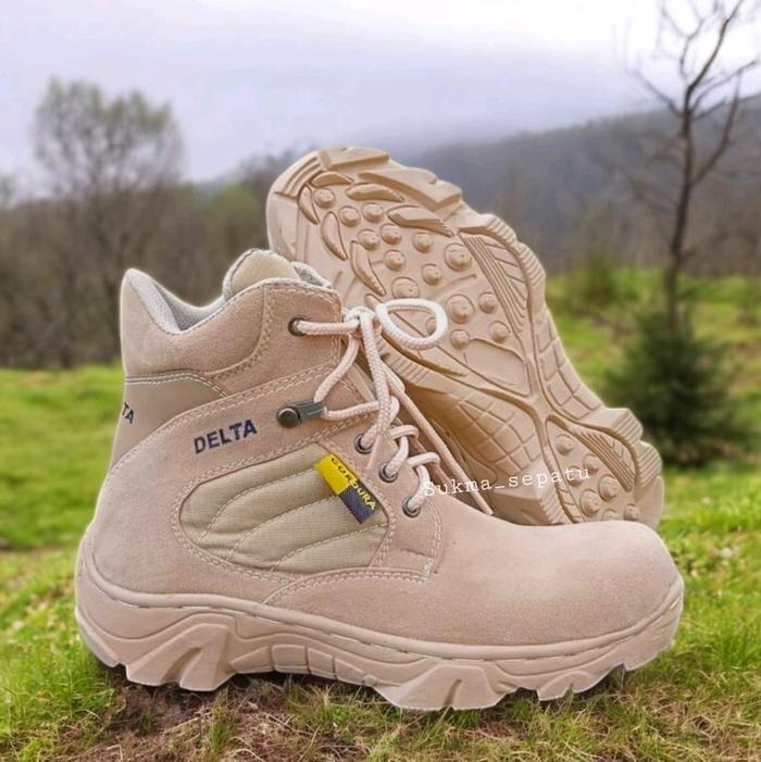 Sepatu Pdl AGUMY Sepatu Delta Pendek Ujung Besi Tactical Sepatu Hiking