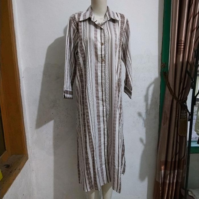 Tunik Sajama Wanita 3/4  Atasan Katun Premium