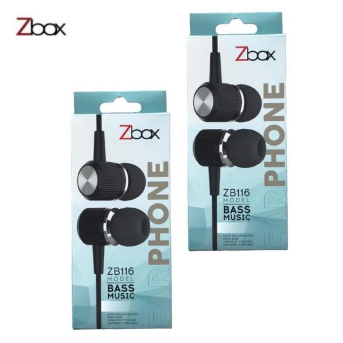 HEADSET EARPHONES ZBOX HANDSFREE ZB116 FULLBASS