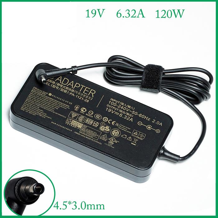19V 6.32A AC Adapter Power Supply Charger for Laptop for ASUS