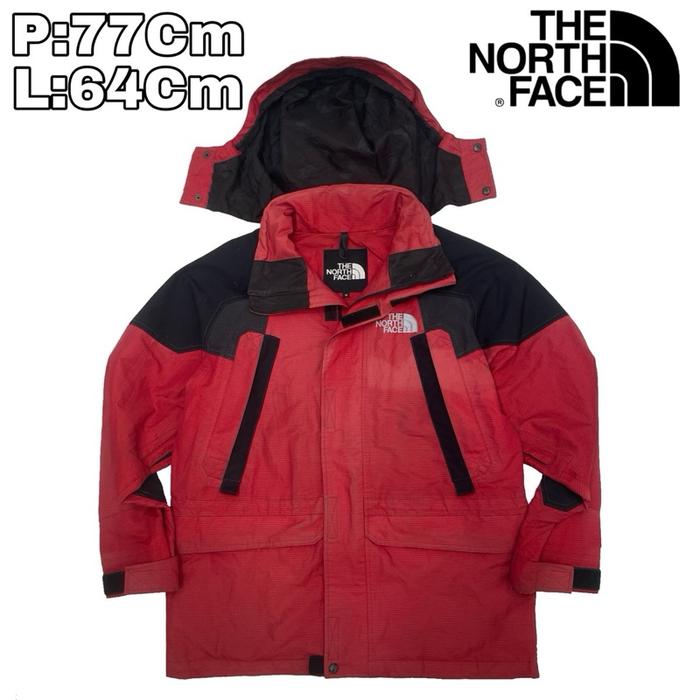 J102 Jaket Parasut Outdoor Waterproof TNF The North Face  Vintage Snowboard Tebal Hiking Pendaki Gun