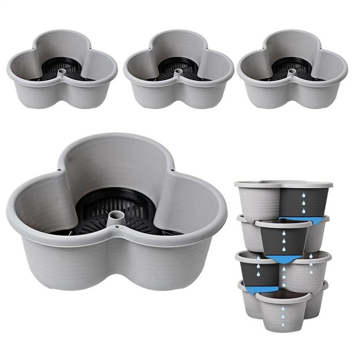 Vertical Garden Planter 4 Tiers Garden Towers for Vegetables Gardening Pots Indoor Gardening System 