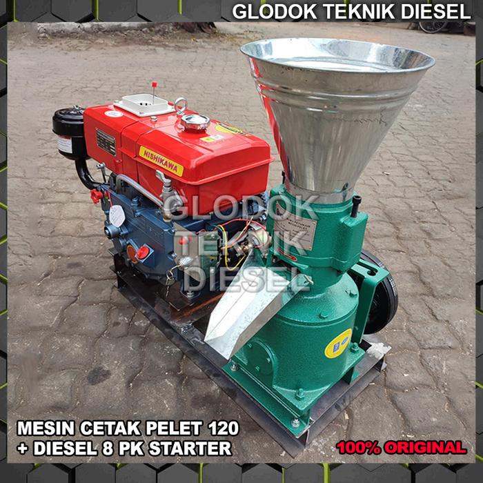 Mesin Pembuat Pencetak Cetak Pakan Pelet Ikan TERNAK MPM 120 KUALITAS TERBAIK