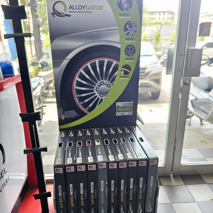 Alloygator pelindung velg dari grepes, lecet