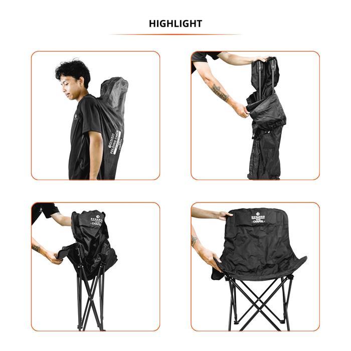 Eiger - BOGABOO CHAFOL kursi lipat camping piknik portable - folding chair CHAFOL - bangku lipat - b