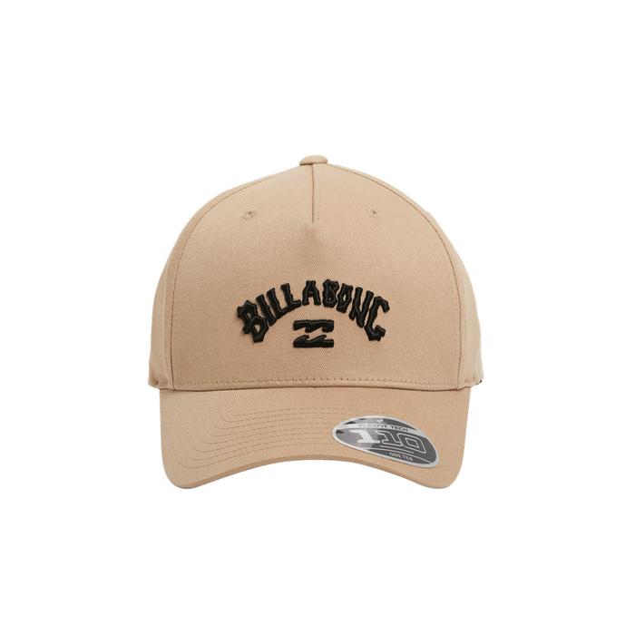 Billabong Mens Arch Flexfit 110 Snapback Khaki Flexfit Cap