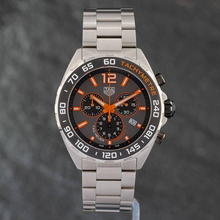 Tag Heuer Formula 1 CAZ101AH.BA0842 Chronograph Grey Dial Steel Strap