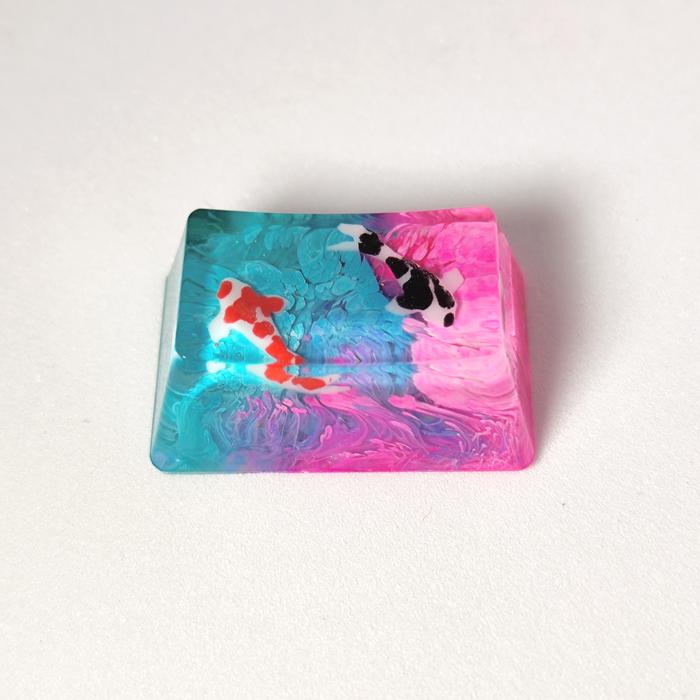 1.5u Tab Keys Resin Keycaps Artisan Key Caps For RGB Mechanical
