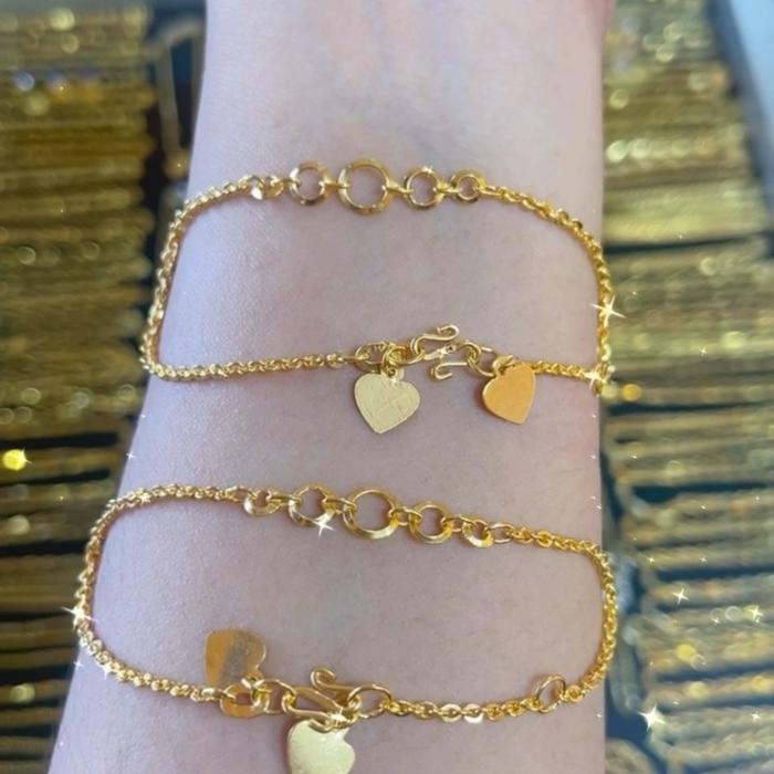 Gelang olympic satu setengah gram gelang rante medan olympic