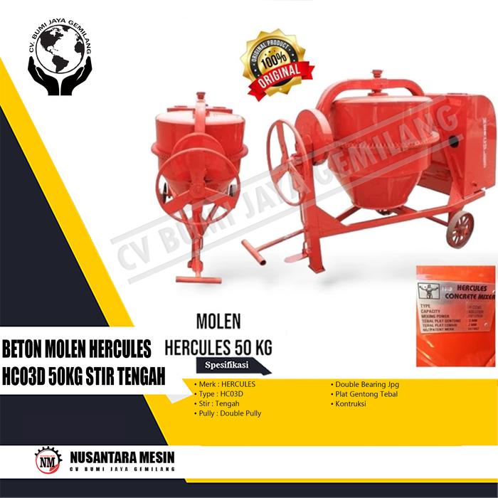 BETON MOLEN HERCULES HCO3D 50KG STIR TENGAH