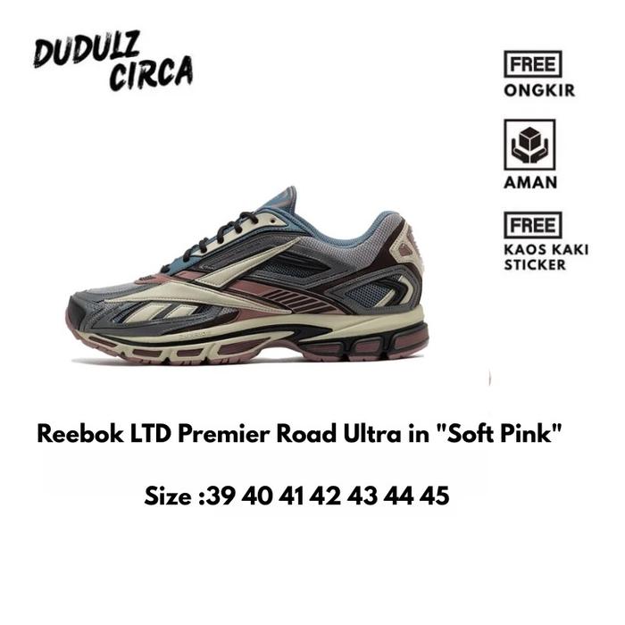 Reebok LTD Premier Road Ultra in "Soft Pink"   Shoes Sneakers Hitam Casual