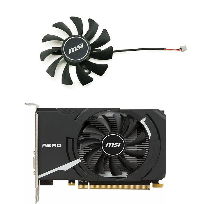 MSI 75MM 2Pin HA8010H12F-Z GTX 750 Fan For MSI Geforce GTX 750Ti 750 N740 GTX730 GTX740 R7 250 GTX10