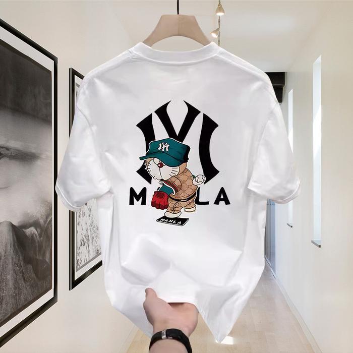【V-CHANGE kaos】Outlets MLB 100% Cotton Heavyweight Kaos Baju  Fit Tshirt Pria Wanita Graphic Tee - O