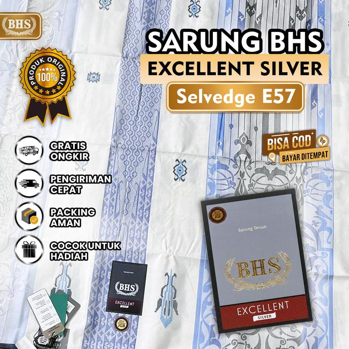 Sarung BHS Silver Excellent Jacquard E57