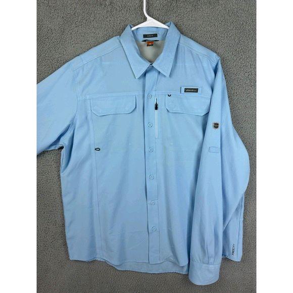 Kemeja Pria Tangan Panjang Eddie Bauer,big size 2XL,3XL