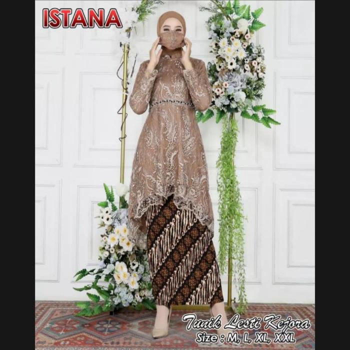 Ready- KEBAYA LESTI KEJORA / KEBAYA LESTI TERBARU / KEBAYA KEKINIAN / KEBAYA MODERN / SETELAN KEBAYA
