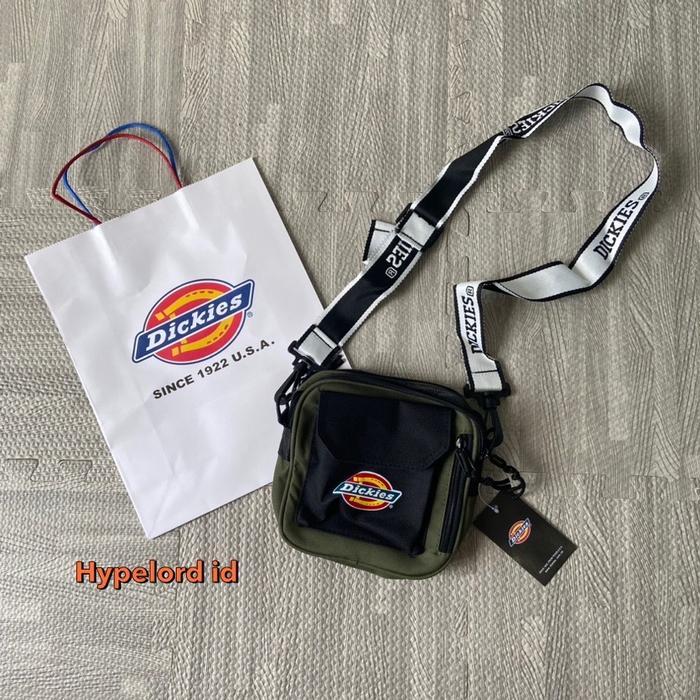 Slingbag / Sling Bag Dickies Green Army with Paperbag