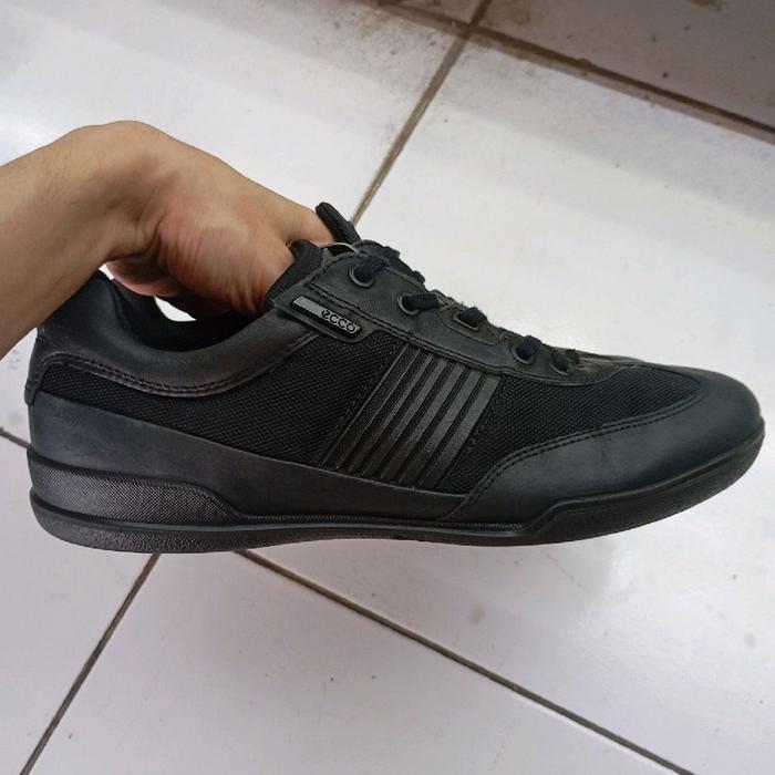 Ecco Black Casual Shoes Size 42 insole 26.5