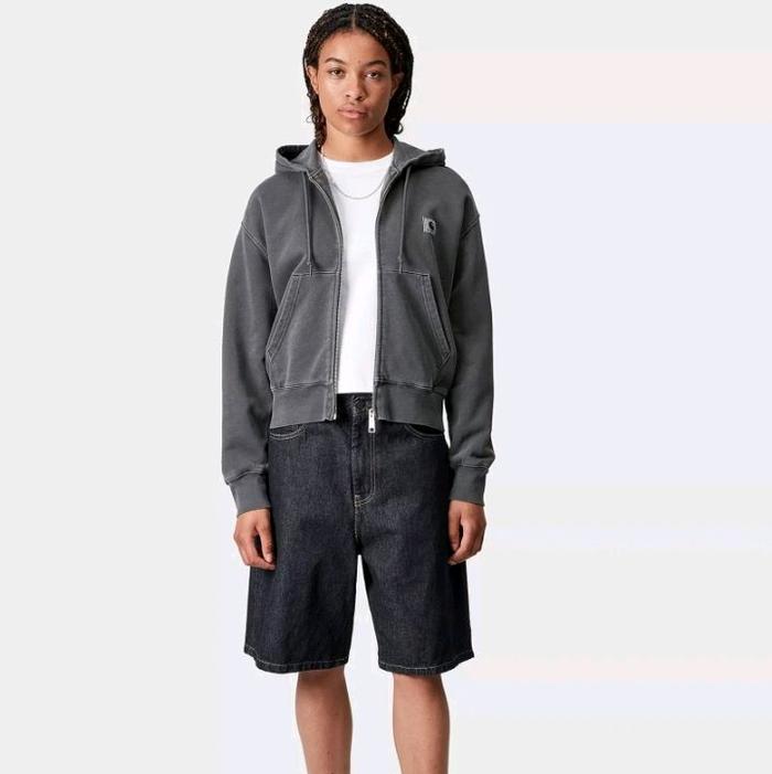 CARHARTT WOMEN PANT - W' BRANDON SHORT - BLACK - 100% ORIGINAL