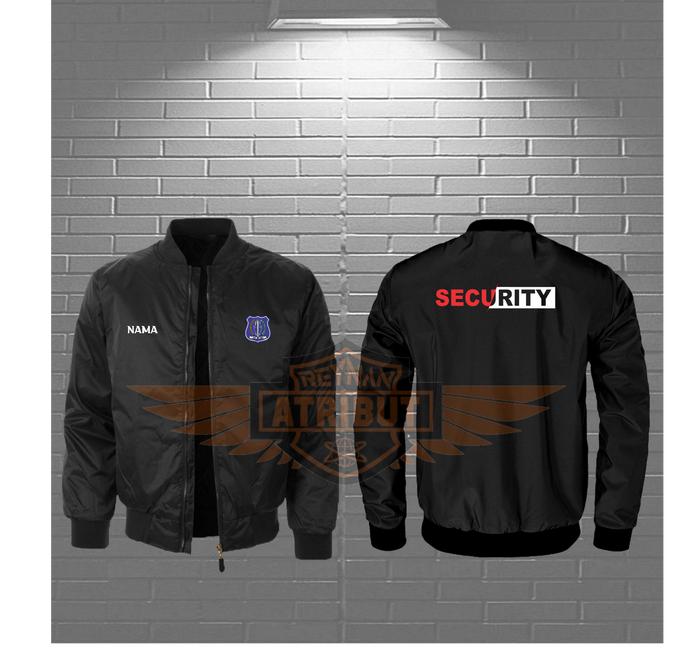 jaket security / jaket bomber security