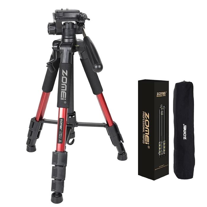 ZOMEI Q111 Professional Portable Travel Aluminum Camera Tripod&Pan
