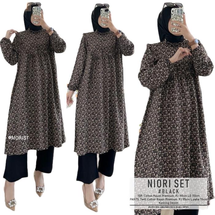 Katalog Oneset Rayon Premium Long Tunik mix Twill Ny MORIST // 5.10 Mifua Onsis Niori Taris Laisa Bu