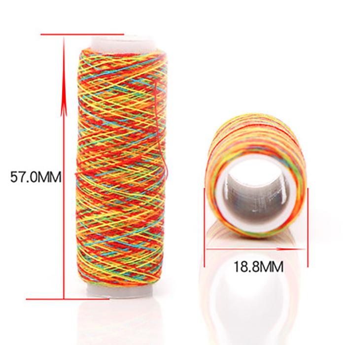 Colorful Sewing Thread Sewing Thread Color High Intensity Gradient