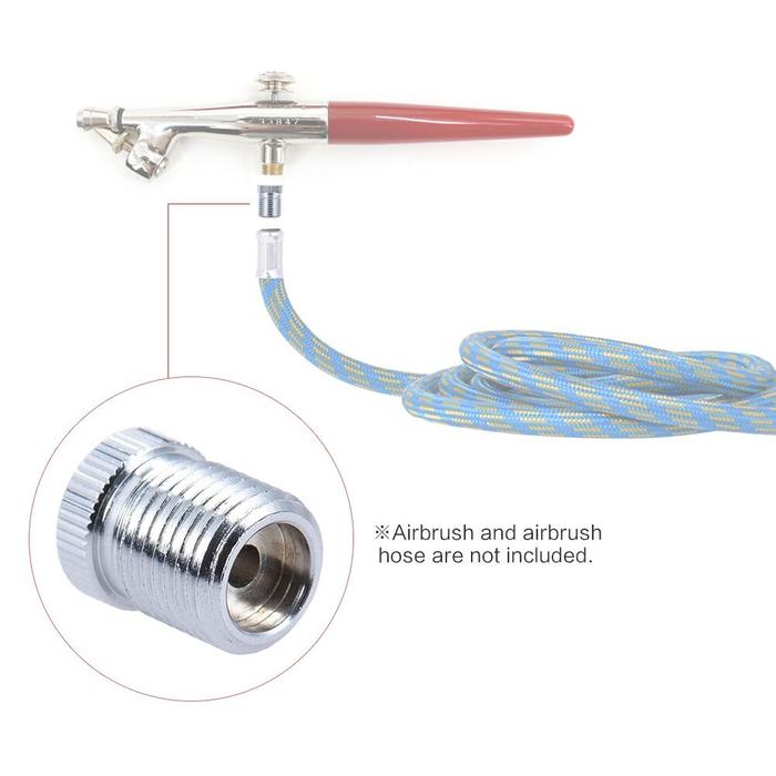 Airbrush Fitting Conversion Adapter for Badger, Convert Thread Size