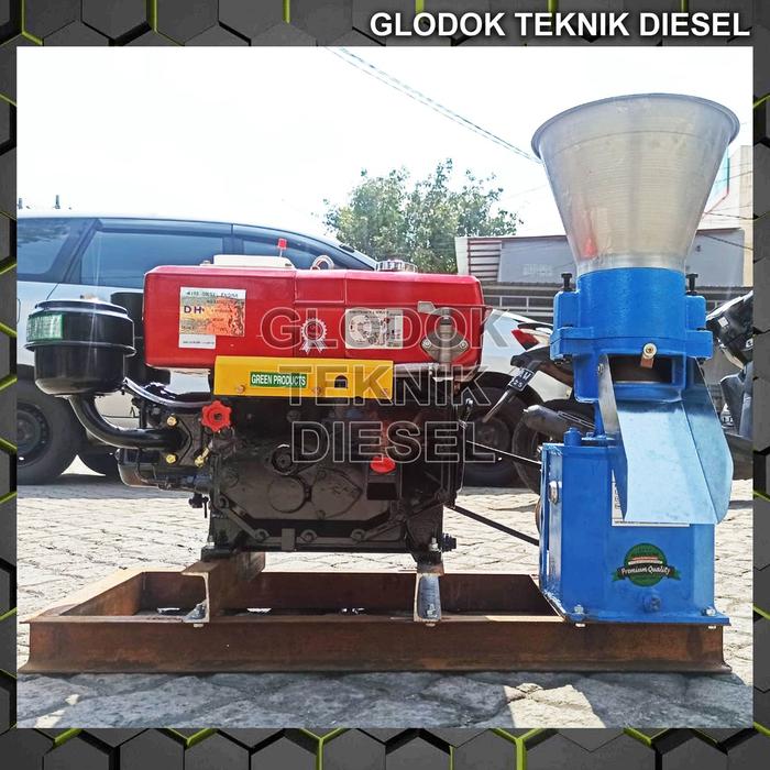 Mesin Pembuat Pelet Pakan FSKL-150 + Diesel 8 PK KOMPLIT SIAP PAKAI MPM 150 G