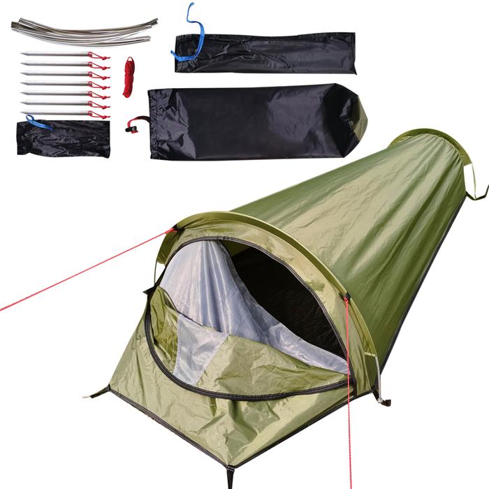 One Person Tunnel Tent Lightweight Backpacking Tent