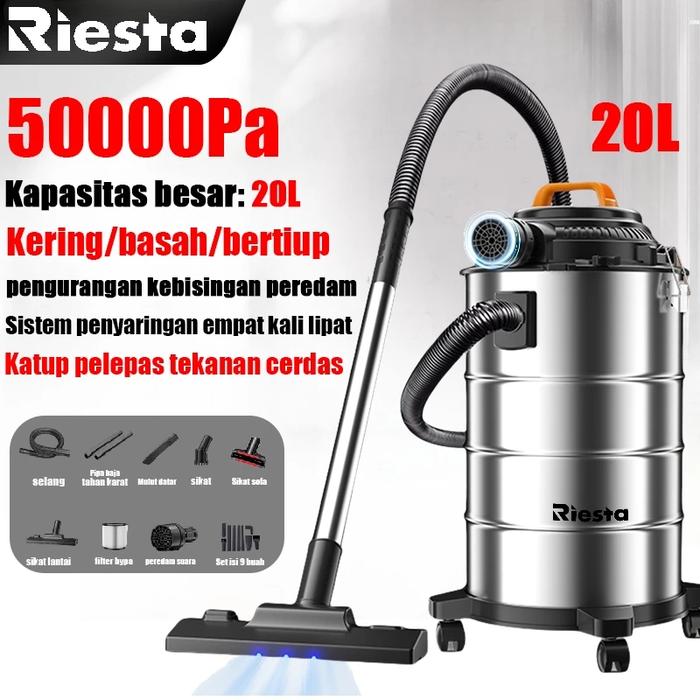 Vacuum Cleaner 18 in 1 20L Wet and Dry Vacum Cleaner mobil Vakum/ Wet Dry Penyedot Debu/Sedot Basah 