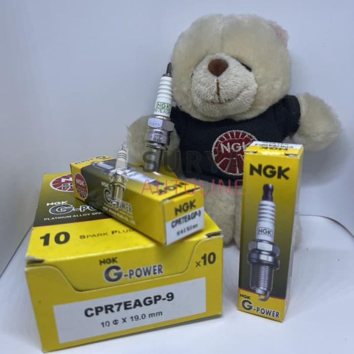 100% ORIGINAL BUSI NGK G-POWER CPR7EAGP-9 Honda revo x at absolute blade fi c125 supercub monkey kar