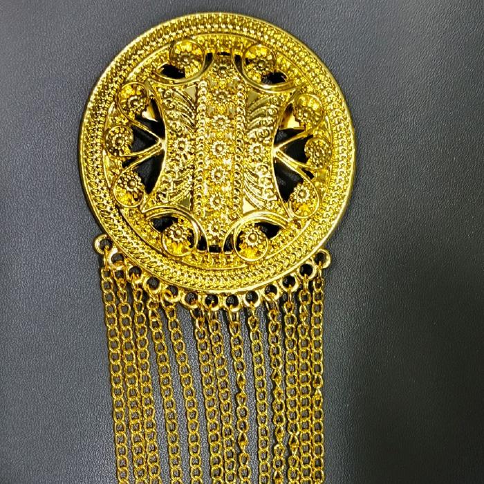 Bros Pintu Aceh Bulat Ukuran Besar Diameter 6 cm/Bros Pintu Aceh Besar Juntai Panjang/Aksesoris Peng