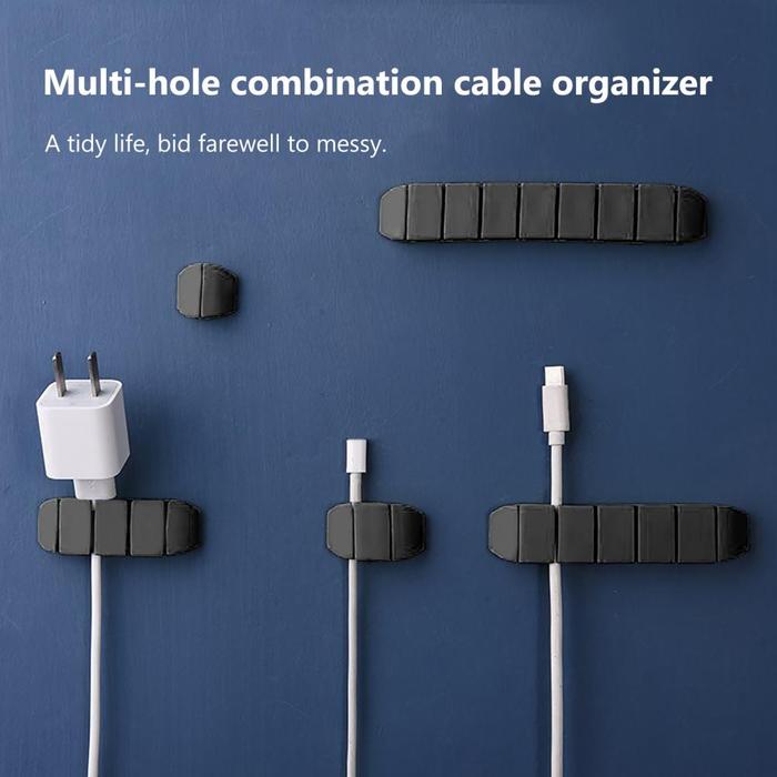 Smart Cable Holder Silicone Flexible Cable Winder Wire Organizer