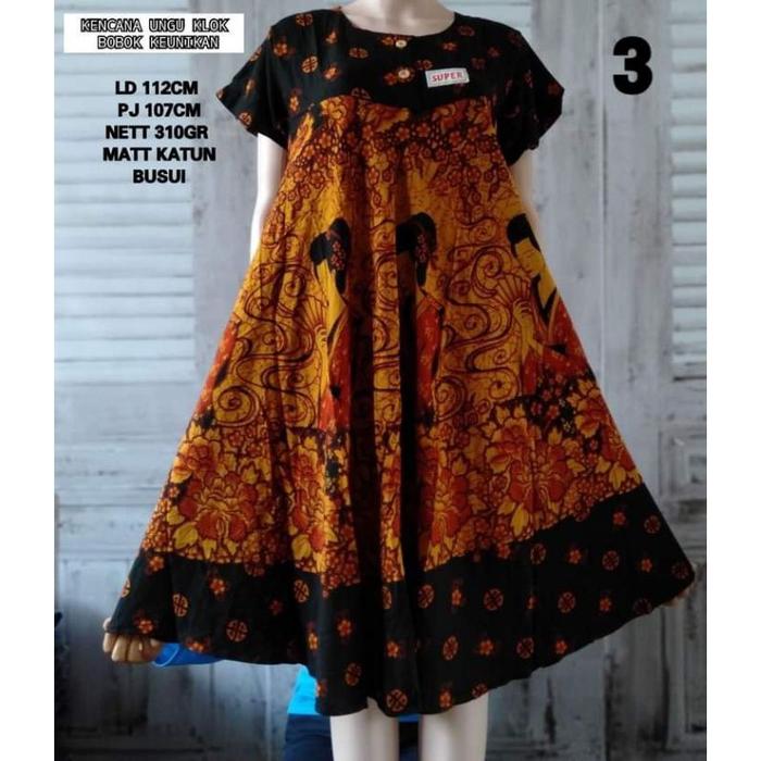 DASTER PAYUNG BATIK KENCANA UNGU ORIGINAL