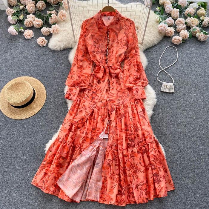 Sultan Dress import CINA /DRESS Wanita Mewah Baju Muslim