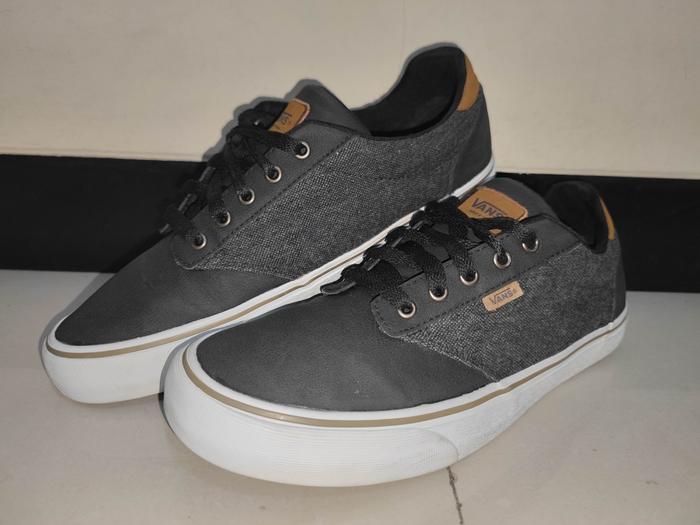 Vans Deluxe Ortholite Grey Brown, Size 46/30cm Vietnam (2ND, Kondisi 90%)