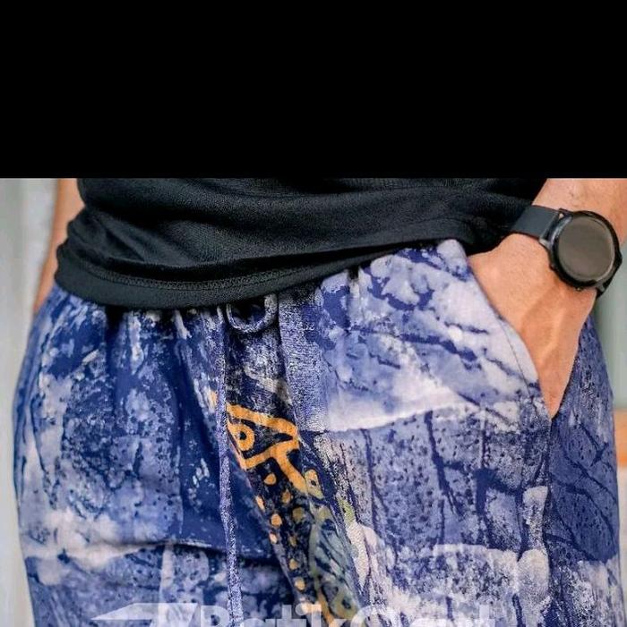 CELANA JOGER BATIK ABSTRAK KODE BJ 09 Pria Katun Panjang Motif Wanita Dewasa Cowok Santai