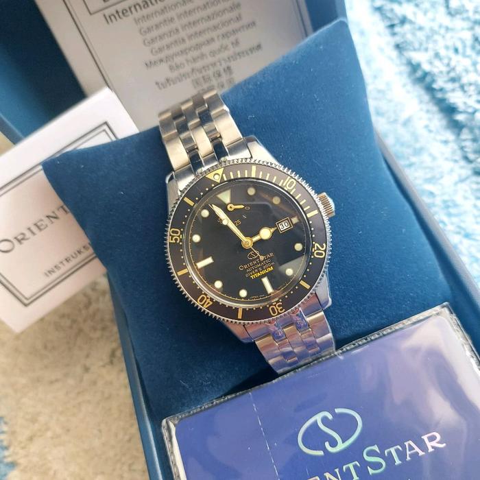 Jam Tangan Orient Star Diver 1964 Titanium Limited Edition RE-AU0702B