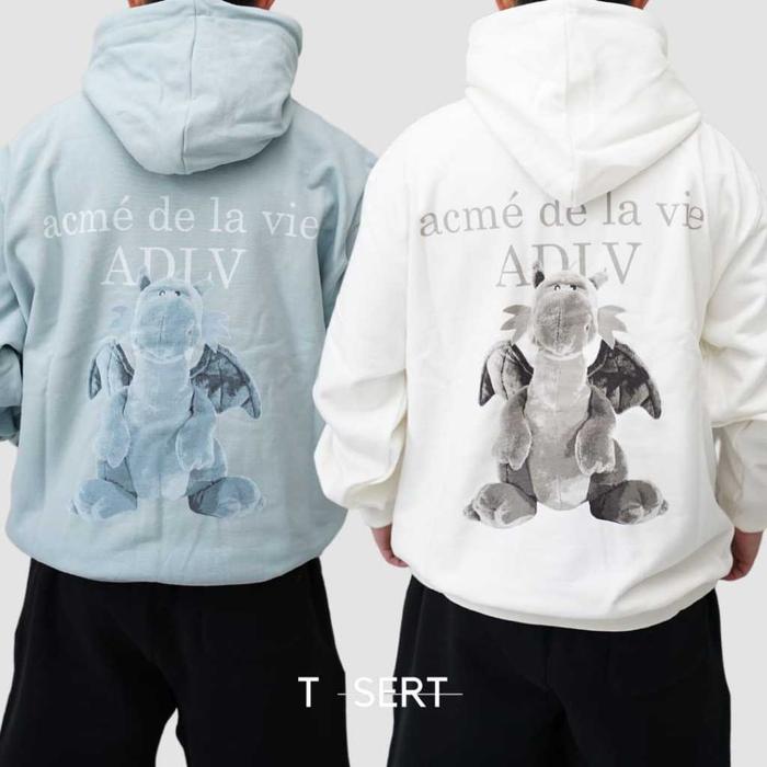 ADLV Fuzzy Dragon Artwork Hoodie / Hoodie ADLV Authentic