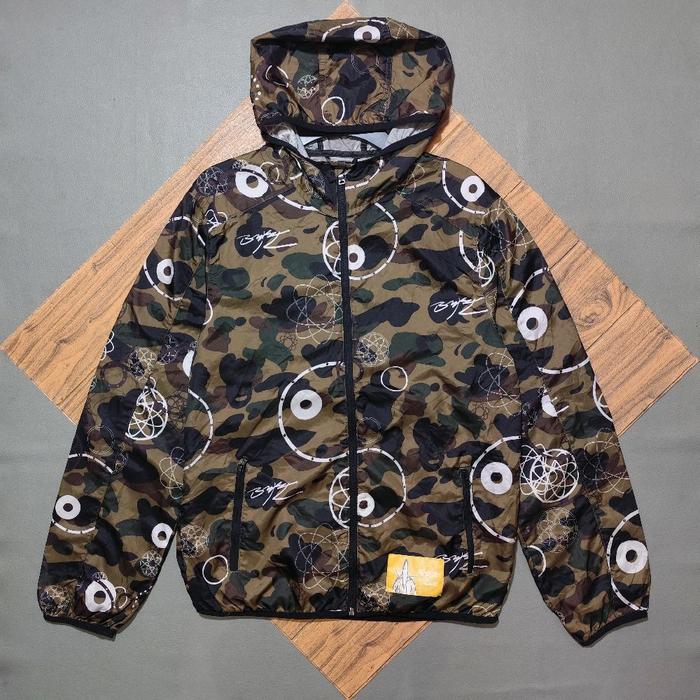 jacket bape x futura orbit camo