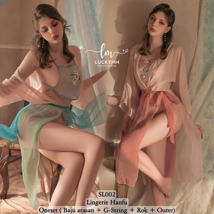 COD Sexy Lingerie Costume Hanfu Lingerie Seksi baju tidur sexy wanita / Kostum Hanfu lingerie sexy w