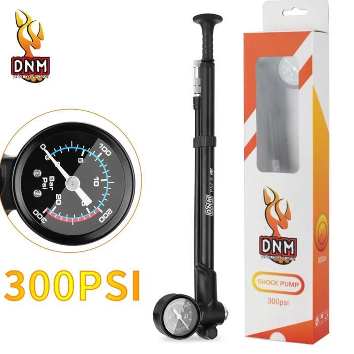 DNM Pompa Fork Angin Sepeda Pompa Rear Shock 300 PSI Pompa Ban Sepeda Ban Motor